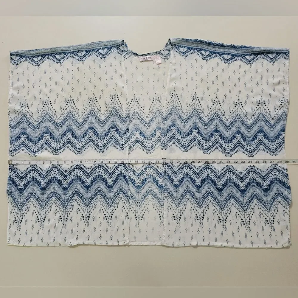 Lottie & Holly by Band of Gypsies Chevron Batnik Kimono